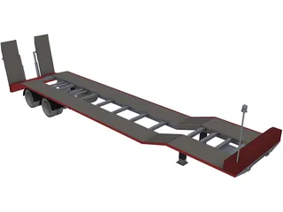 Low Loader 3D Model