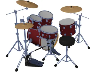 Drums 3D Model