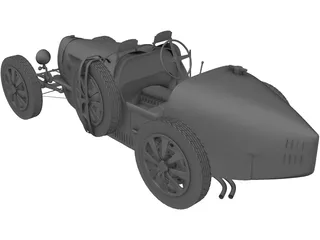 Bugatti Type 37B (1937) 3D Model