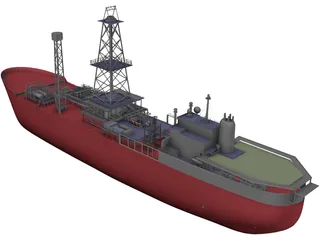 FPSO Noble Seillean 3D Model