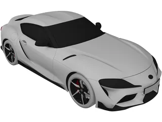 Toyota Supra [A90] (2019) 3D Model