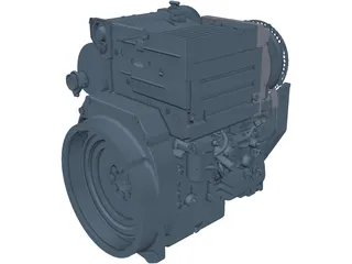 Deutz D2011 L02 Engine 3D Model