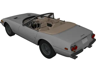Ferrari 365 GTS4 3D Model