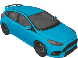 Ford Focus RS 3D Model