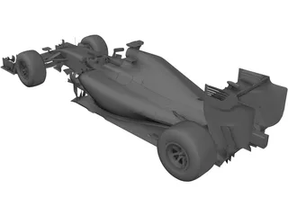 Mercedes-Benz F1 W06 Hybrid (2015) 3D Model