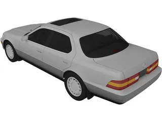 Lexus LS 400 (1989) 3D Model