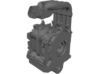 Mazda 13B Engine 3D Model