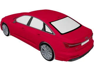 Audi A6 (2019) 3D Model