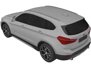 BMW X1 (2016) 3D Model