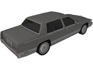 Cadillac Deville (1992) 3D Model