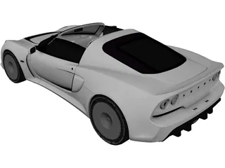 Lotus Exige S Roadster (2013) 3D Model