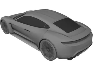 Porsche Mission R Concept (2015) 3D Model