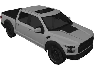 Ford F-150 Raptor (2017) 3D Model