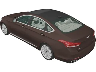 Hyundai Genesis G380 (2014) 3D Model