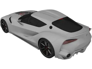 Toyota Supra FT-1 Concept 3D Model