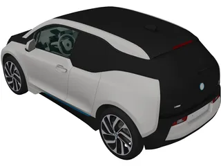 BMW i3 (2014) 3D Model