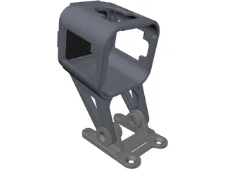 GoPro Session 5 Mount 3D Model