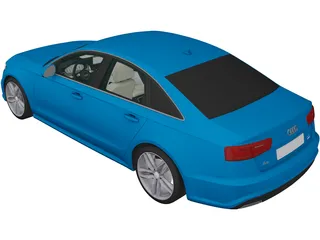 Audi A6 TFSI (2017) 3D Model