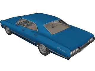 Chevrolet Impala (1967) 3D Model