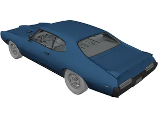 Pontiac GTO Judge Hard Top 3D Model