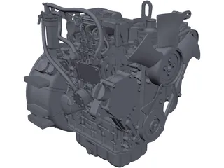 Yanmar 3TNV70 3D Model