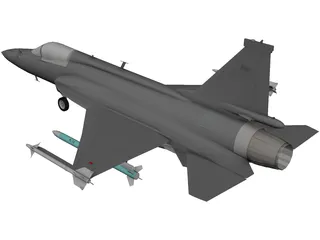 PAC JF-17 Thunder 3D Model