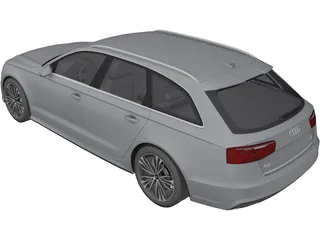 Audi A6 Avant 3D Model (2015) - 3DCADBrowser