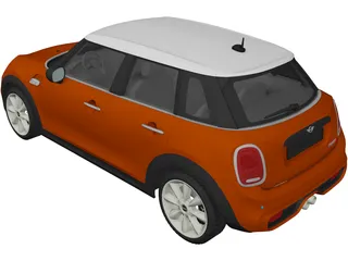 Mini Cooper S 5-door 3D Model