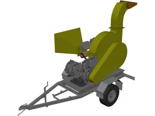 Wood Chipper 3D Model