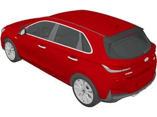 Hyundai i30 (2019) 3D Model