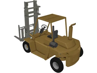 Fork Lift 3D Model