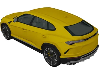 Lamborghini Urus (2019) 3D Model