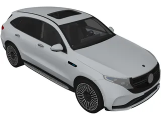 Mercedes-Benz EQC 400 (2020) 3D Model