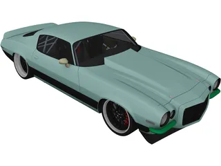 Chevrolet Camaro ProTouring (1970) 3D Model