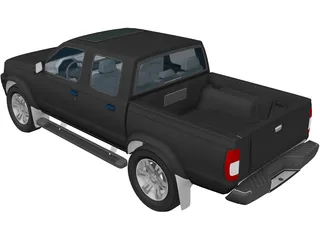 Nissan Frontier Crew Cab 3D Model