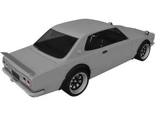 Nissan Skyline 2000GT-R (1968) 3D Model