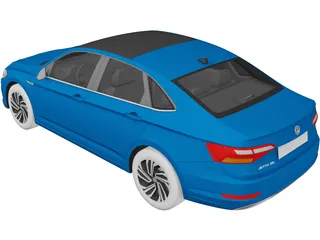 Volkswagen Jetta SEL (2019) 3D Model