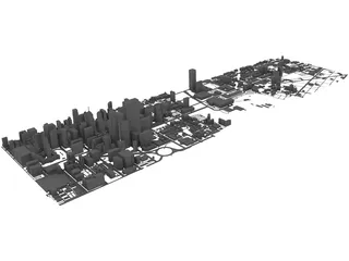 Philadelphia City 3D Model