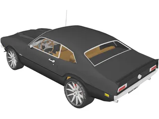 Ford Maverick (1977) 3D Model