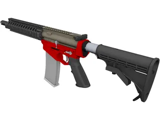 AR-15 3D Model