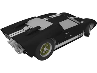 Ford GT40 3D Model