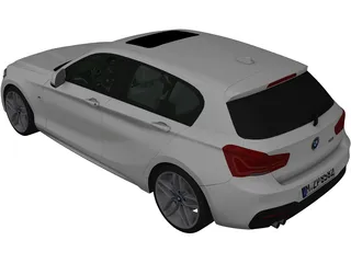 BMW 1-Series 5-door (2016) 3D Model