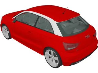 Audi A1 (2010) 3D Model