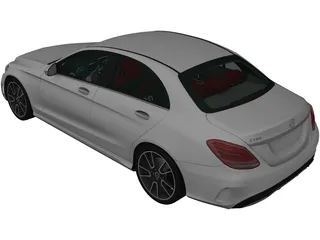 Mercedes-Benz C-Class (W205) (2018) 3D Model