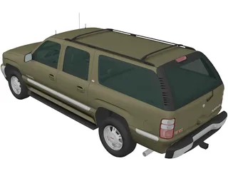 GMC Yukon XL (2000) 3D Model