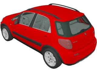 Suzuki SX4 (2010) 3D Model