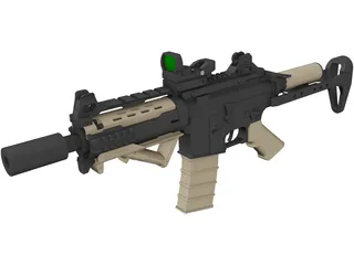 M4 CXP 3D Model