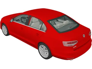 Volkswagen Jetta (2015) 3D Model