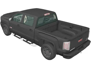 GMC Sierra 1500 CrewCab ShortBox AllTerrain (2017) 3D Model