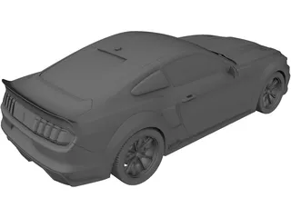 Ford Mustang GT500 Eleanor (2015) 3D Model